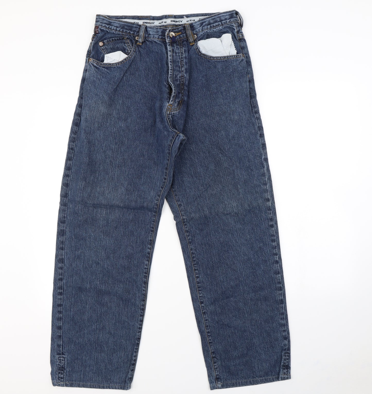 Energy Mens Blue   Straight Jeans Size 32 in L30 in