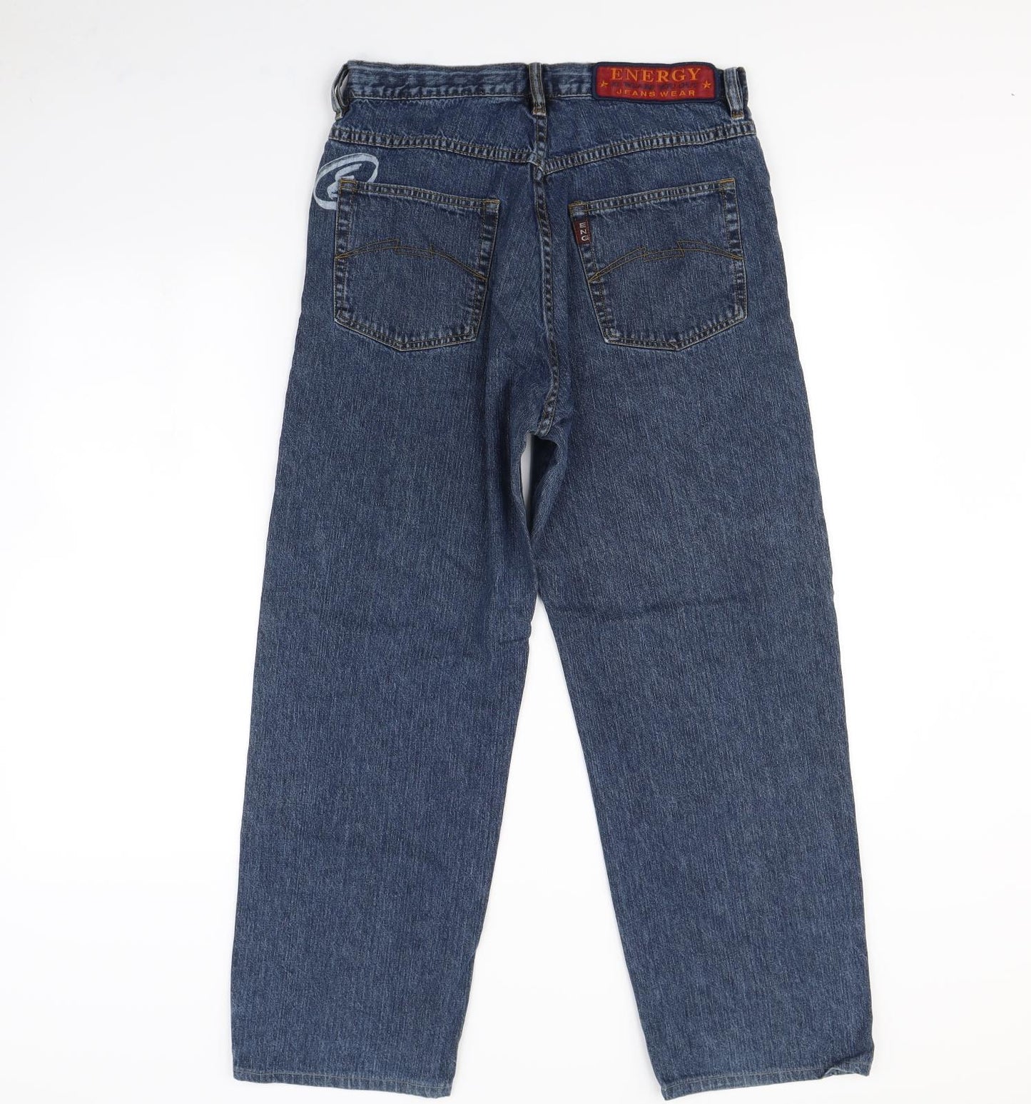 Energy Mens Blue   Straight Jeans Size 32 in L30 in