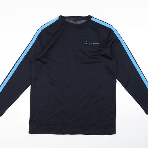 Mennace Mens Blue   Pullover Jumper Size M