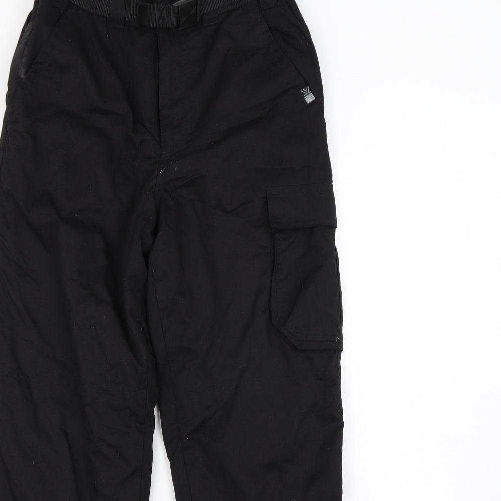 Karrimor Boys Black   Windbreaker Trousers Size 13 Years