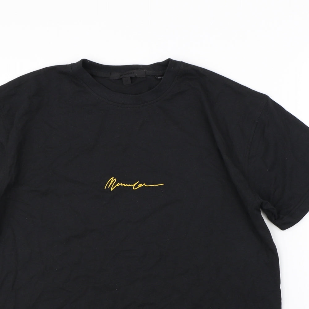 Mennace Womens Black   Basic T-Shirt Size M