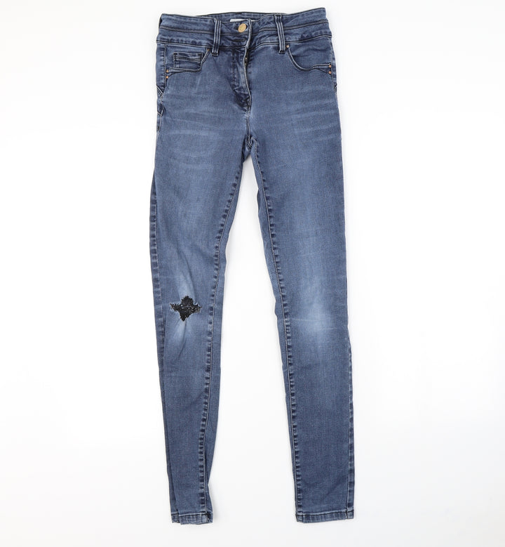 Preworn Womens Blue   Skinny Jeans Size 10 L28 in