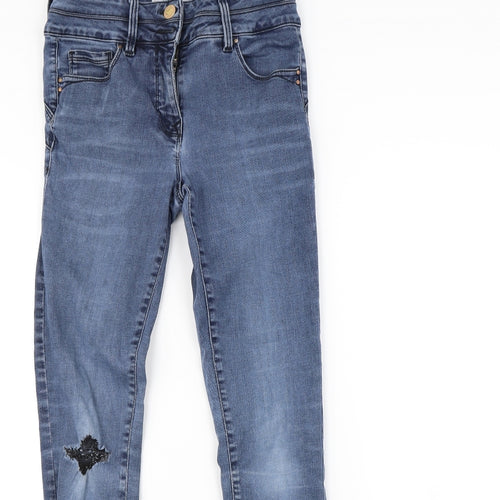 Preworn Womens Blue   Skinny Jeans Size 10 L28 in