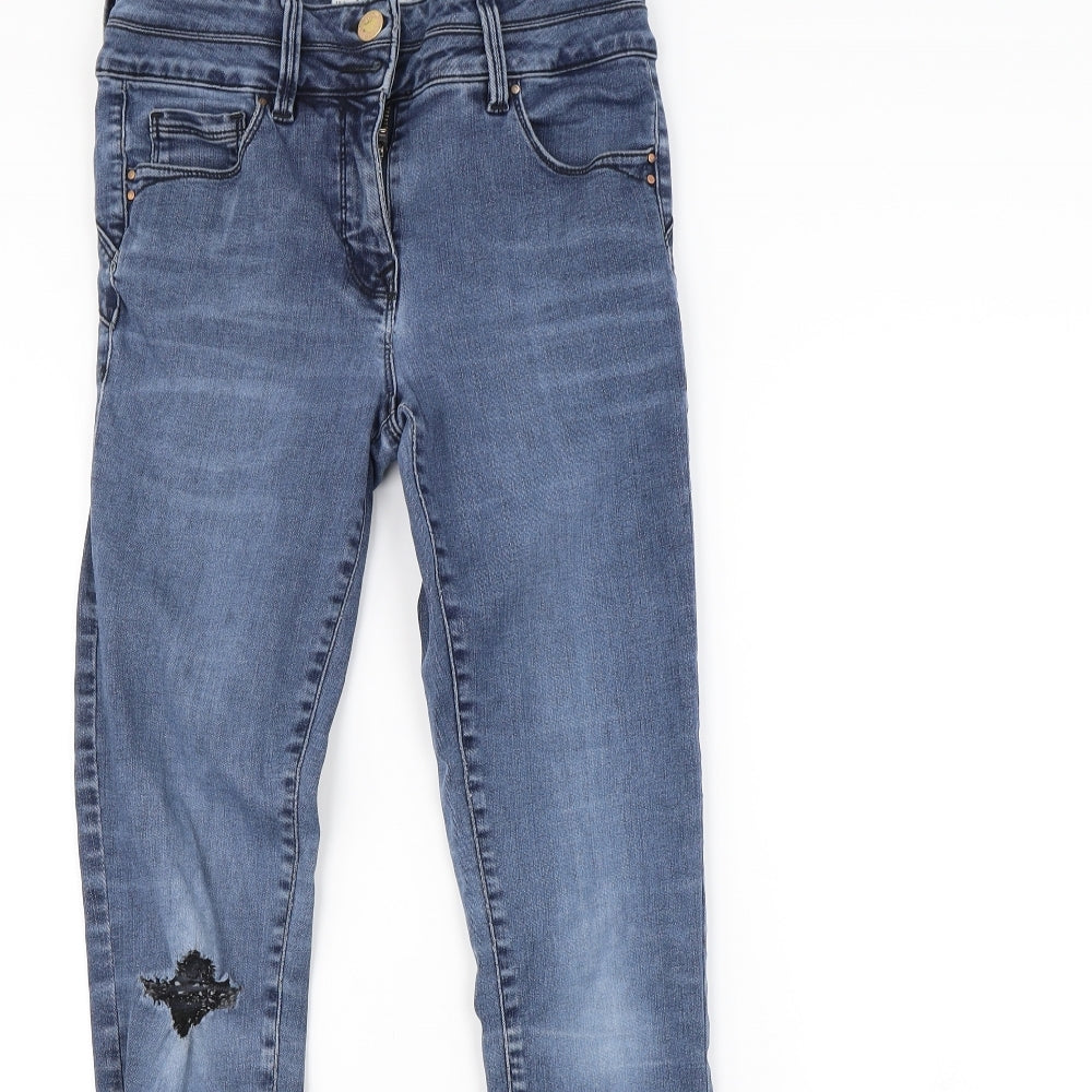 Preworn Womens Blue   Skinny Jeans Size 10 L28 in