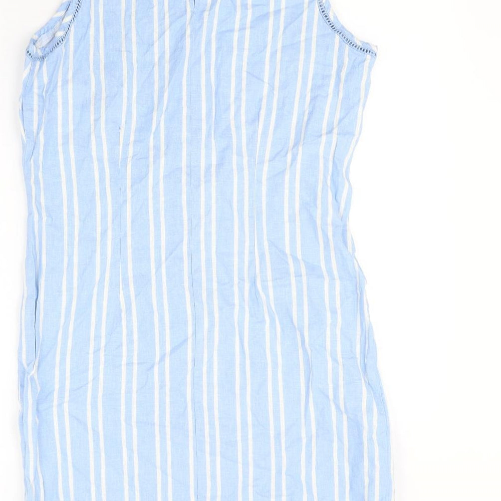George Womens Blue Striped  Shift  Size 14