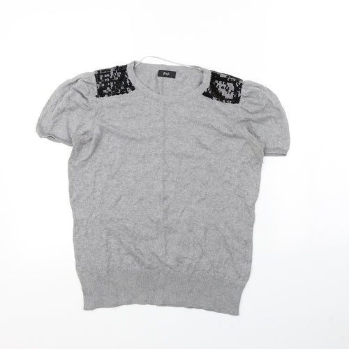 F&F Womens Grey   Pullover Jumper Size 14