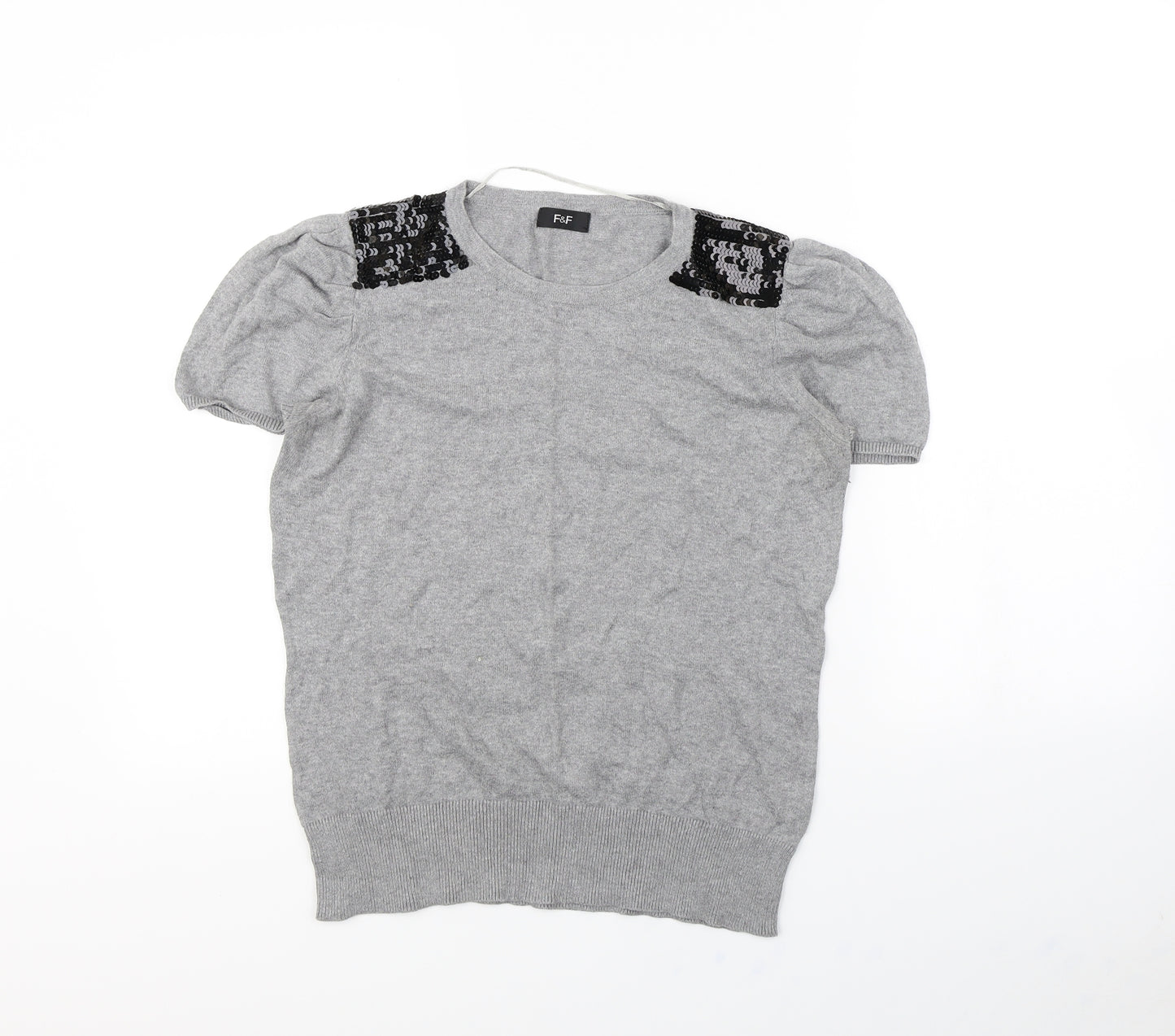 F&F Womens Grey   Pullover Jumper Size 14