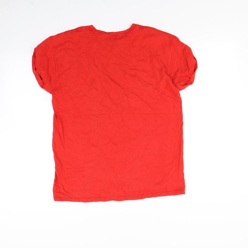 River Island Girls Red   Basic T-Shirt Size 11 Years