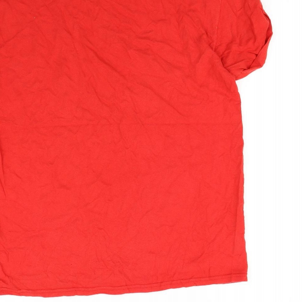 River Island Girls Red   Basic T-Shirt Size 11 Years