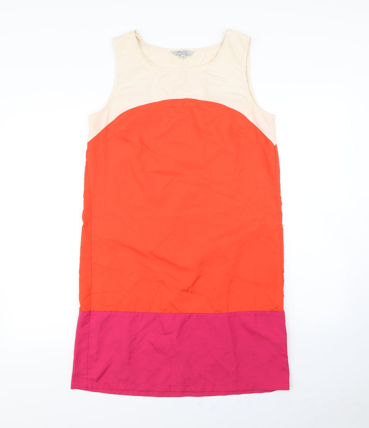 Peacocks Womens Multicoloured Sheath Size 12
