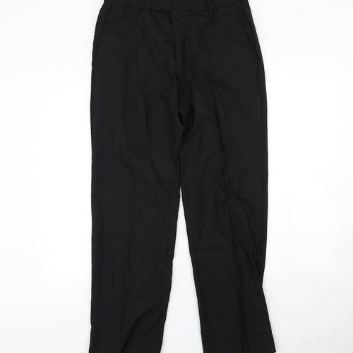 Preworn Mens Black   Dress Pants Trousers Size 34 in L30 in