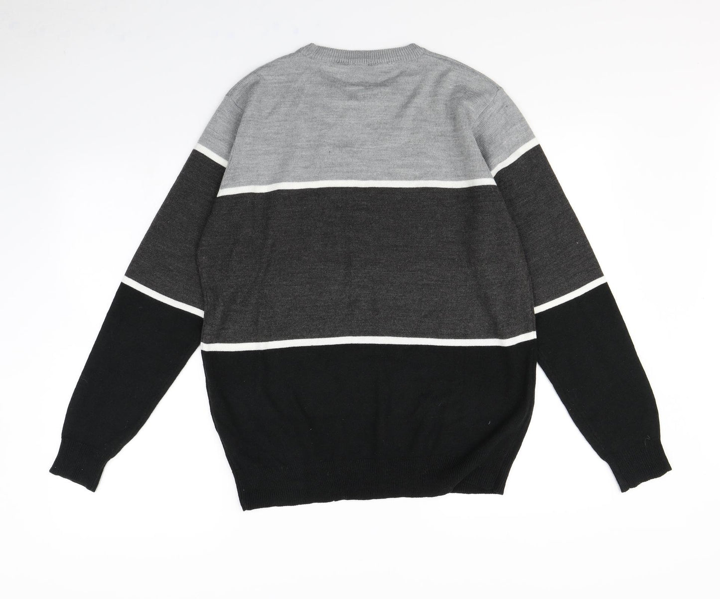 Cedar Wood State Womens Multicoloured Striped  Pullover Jumper Size L