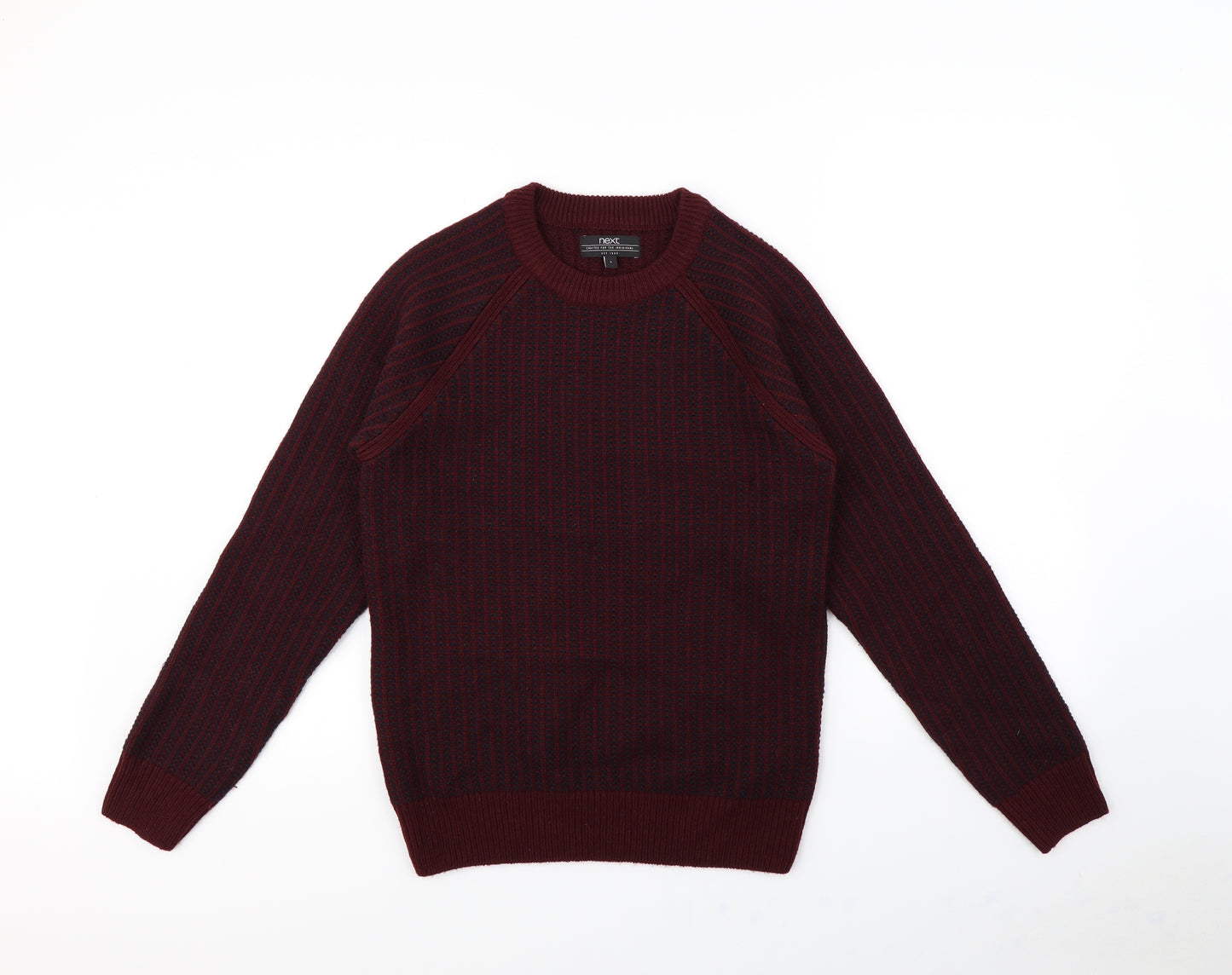 NEXT Mens Red   Pullover Jumper Size S