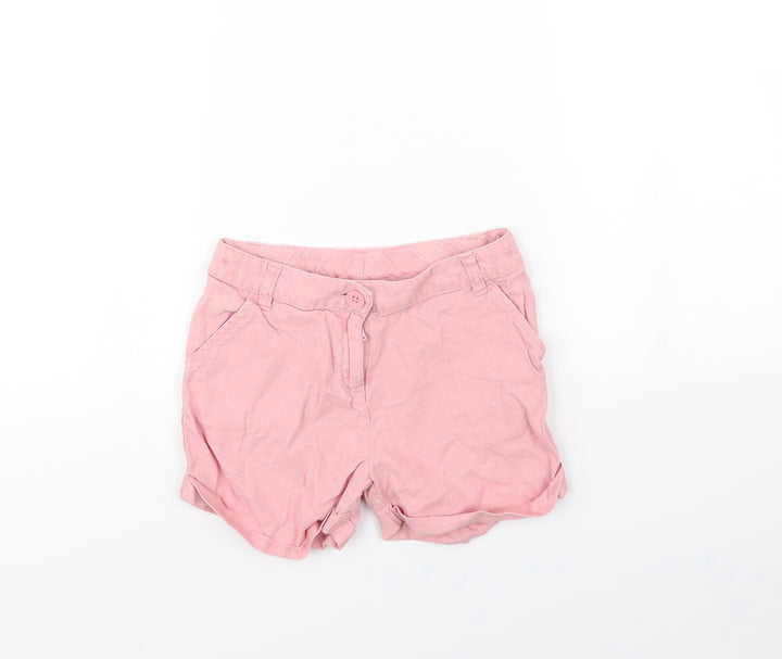 NEXT Girls Pink   Cut-Off Shorts Size 8 Years