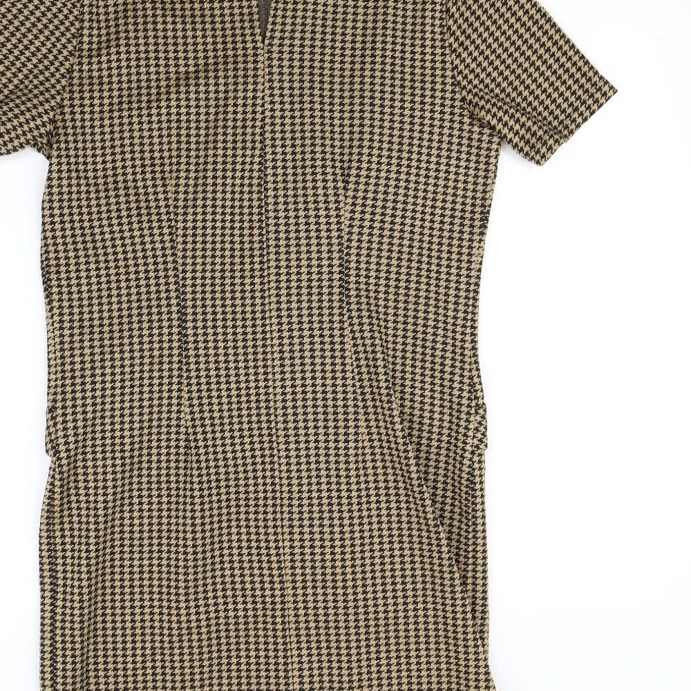 George Womens Beige Herringbone  Shift  Size 10
