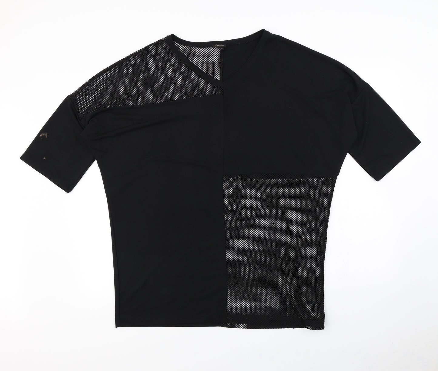 River Island Womens Black   Basic T-Shirt Size S
