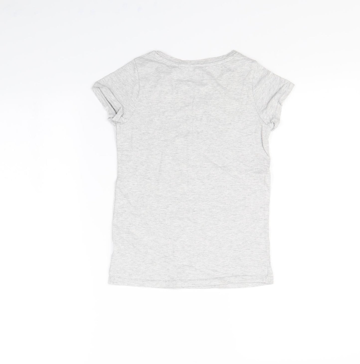 NEXT Girls Grey   Basic T-Shirt Size 8 Years