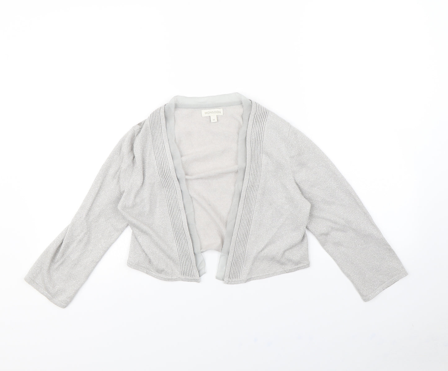 Monsoon Womens Silver   Cardigan Jumper Size M