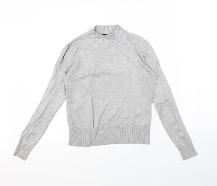 New Look Womens Grey   Pullover Sweatshirt Size 12