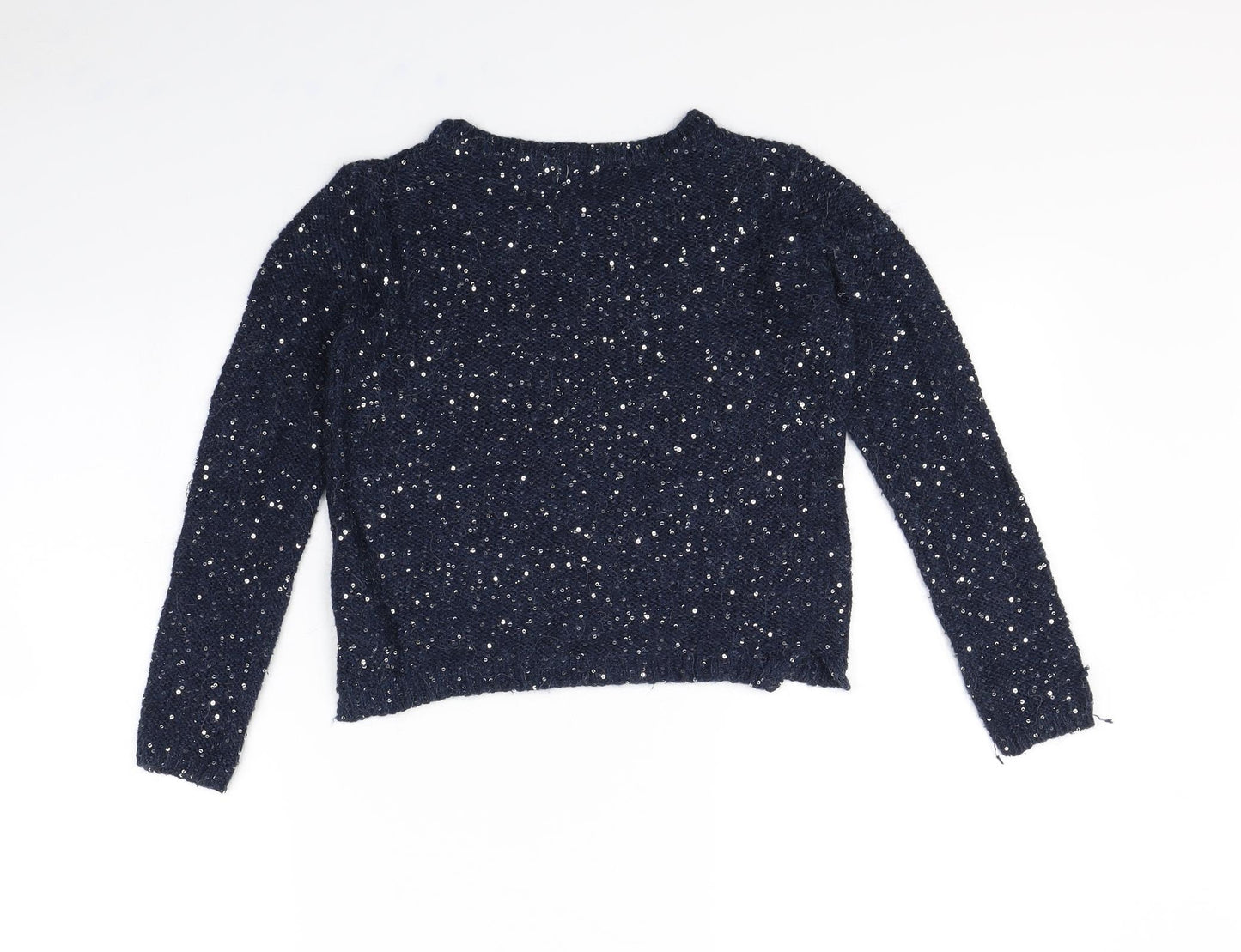 John Lewis Girls Blue   Pullover Jumper Size 9 Years