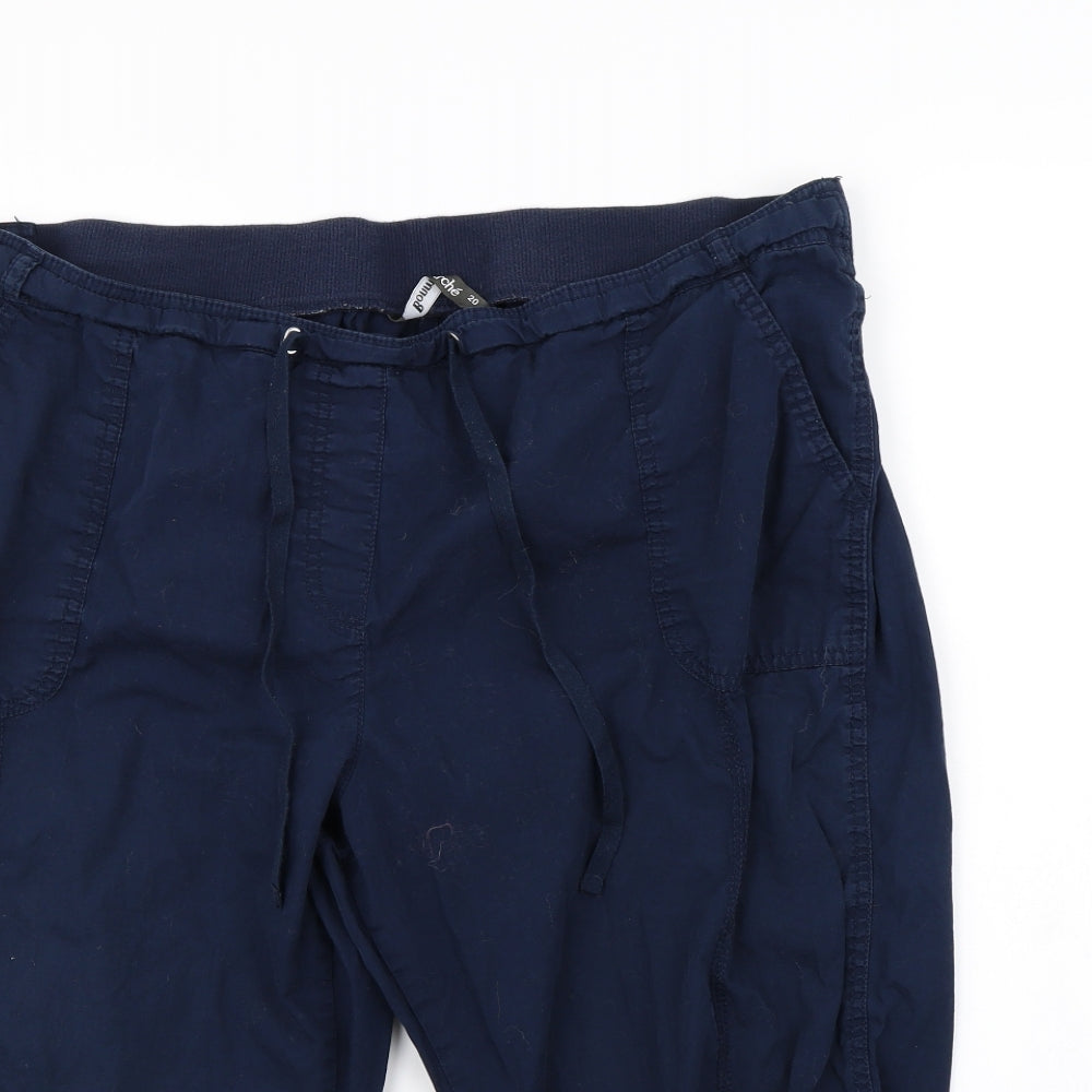 Bonmarché Womens Blue   Chino Shorts Size 20