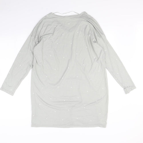 Oysho Womens Green Polka Dot  Pullover Jumper Size S