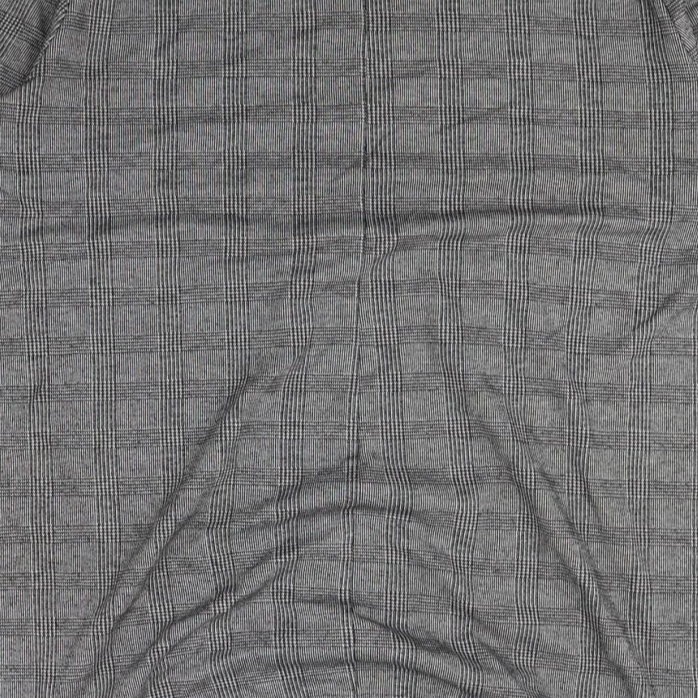 Preworn Womens Grey Herringbone  Pullover Jumper Size 26