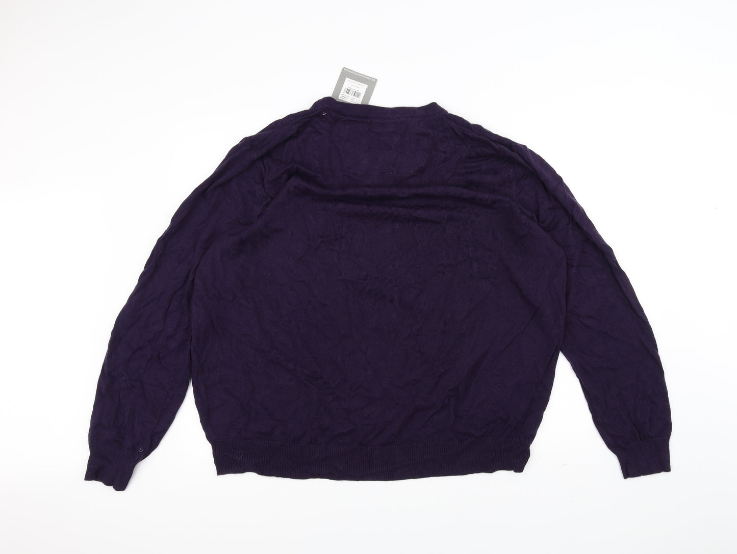 TU Womens Purple  Knit Pullover Jumper Size XL