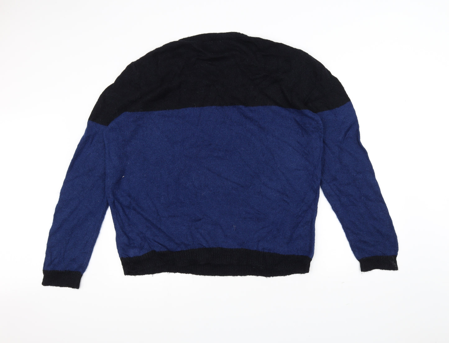 Topman Womens Blue  Knit Pullover Jumper Size XL