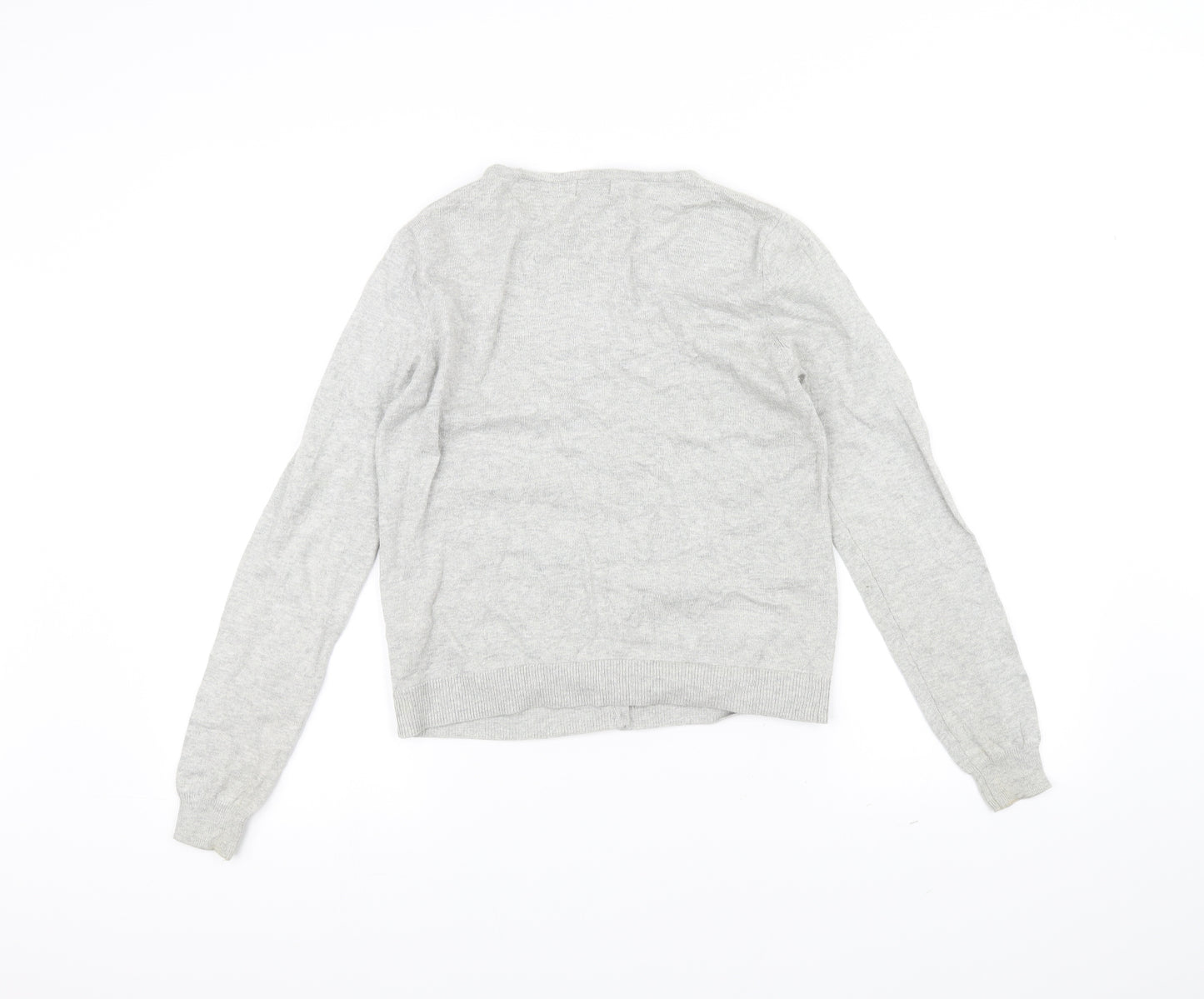 F&F Womens Grey   Cardigan Jumper Size 8