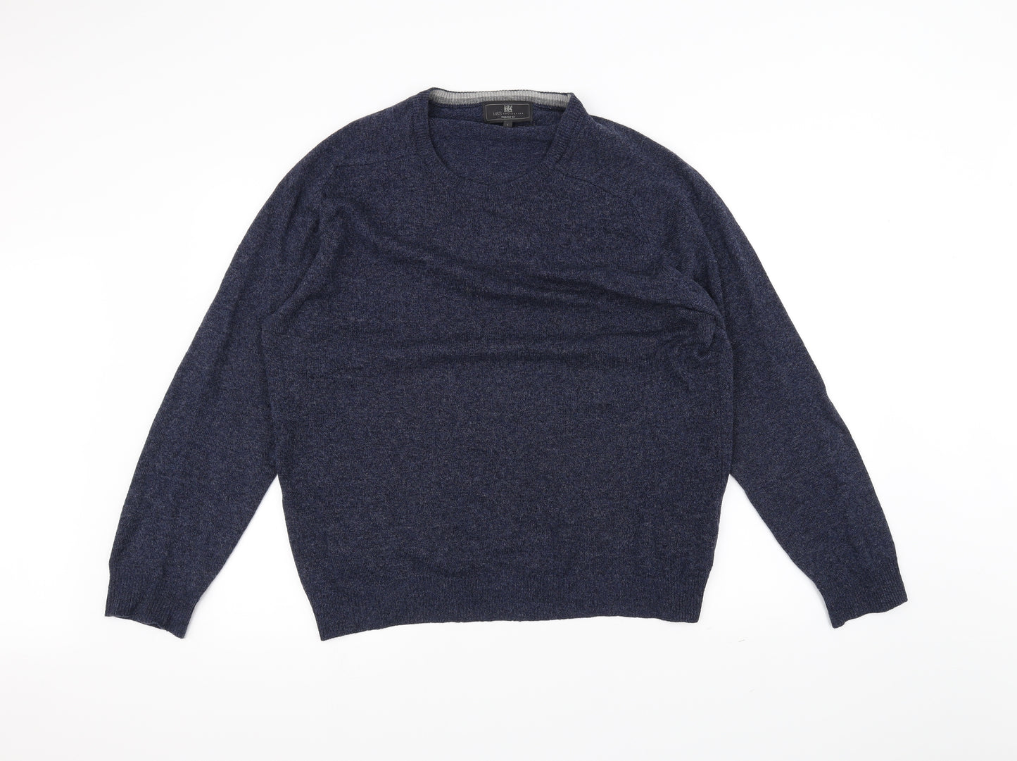Marks and Spencer Womens Blue   Pullover Jumper Size L