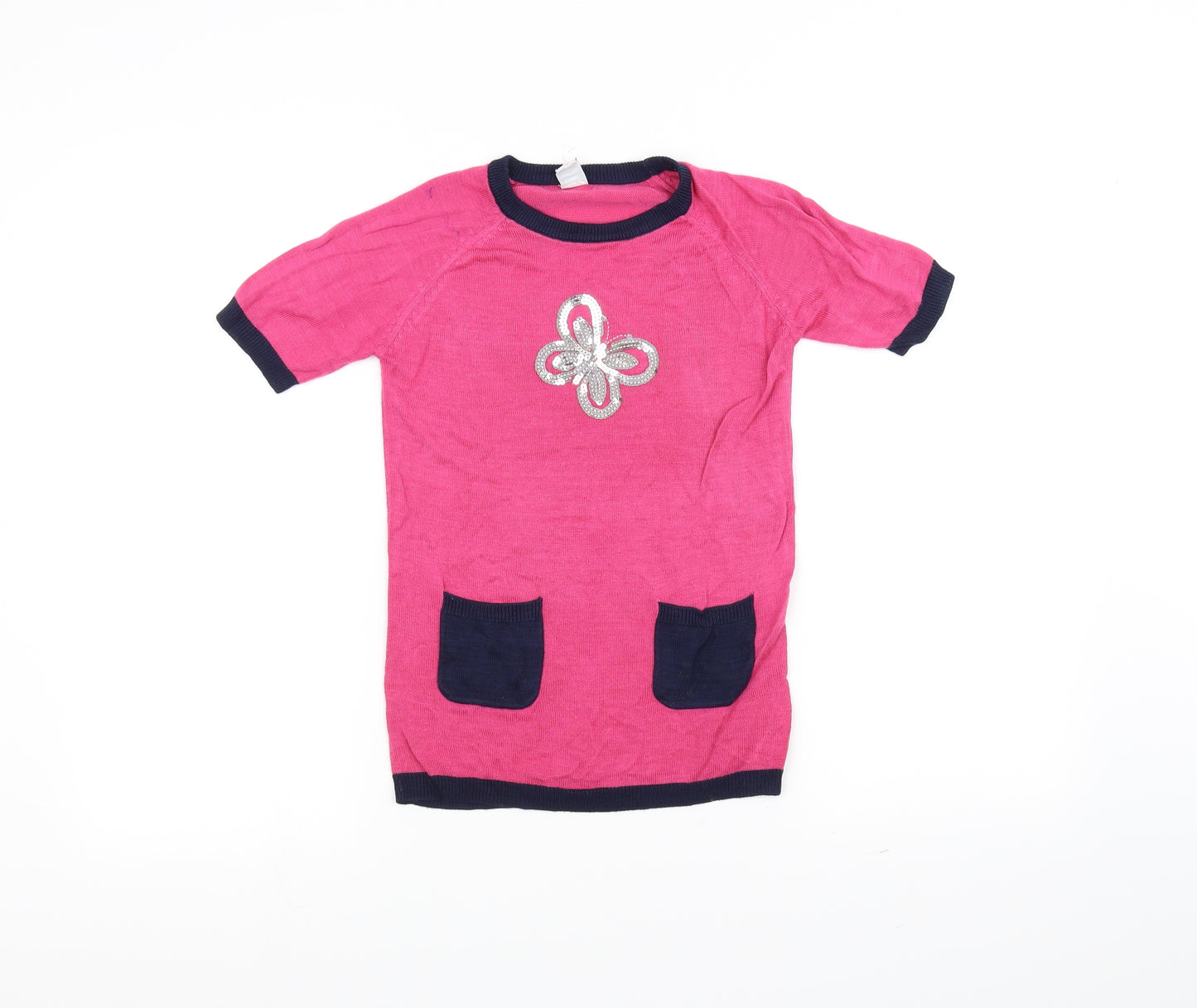 Store Twenty One Girls Pink   Pullover Jumper Size 5-6 Years