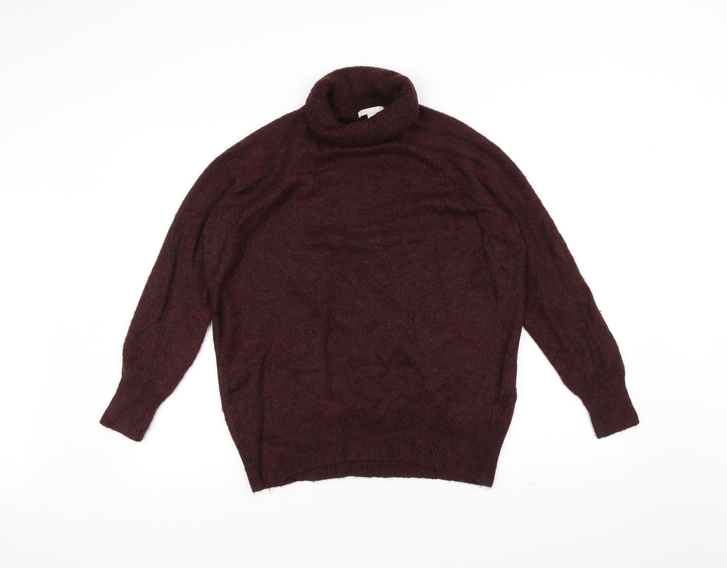 H&M Womens Red  Knit Pullover Jumper Size XS