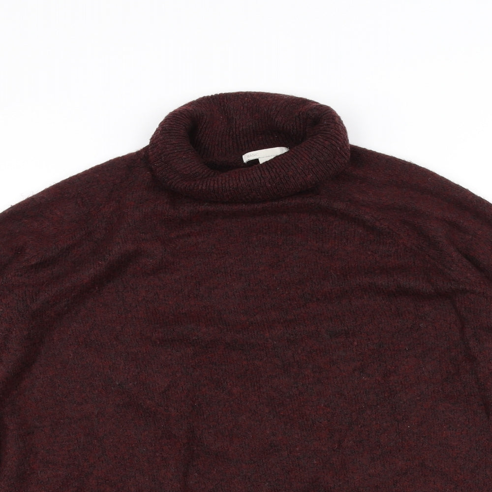 H&M Womens Red  Knit Pullover Jumper Size XS