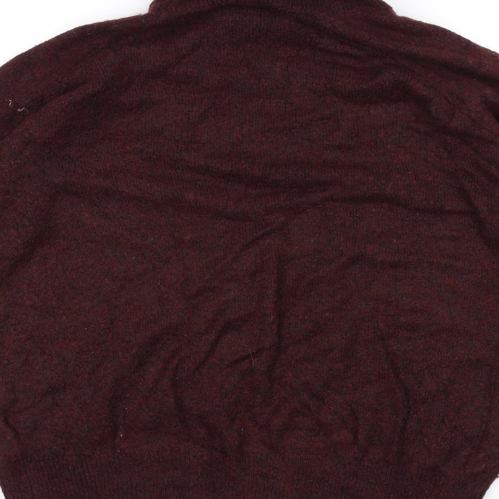 H&M Womens Red  Knit Pullover Jumper Size XS