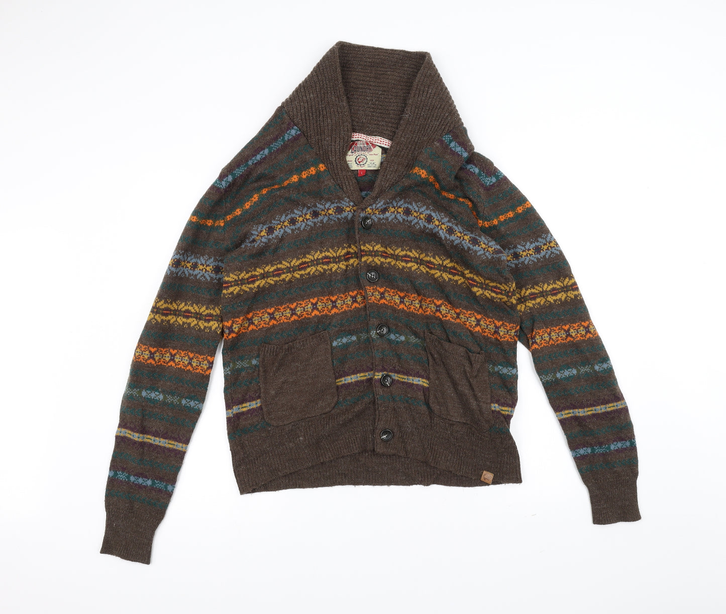 Tokyo Laundry Mens Brown   Jacket Coatigan Size L