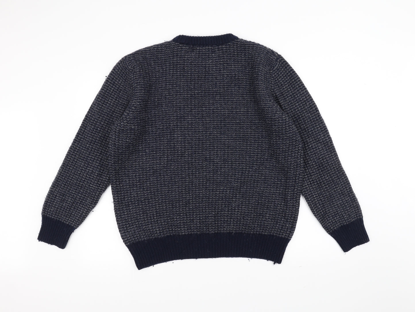 Marks and Spencer Mens Blue  Knit Pullover Jumper Size L