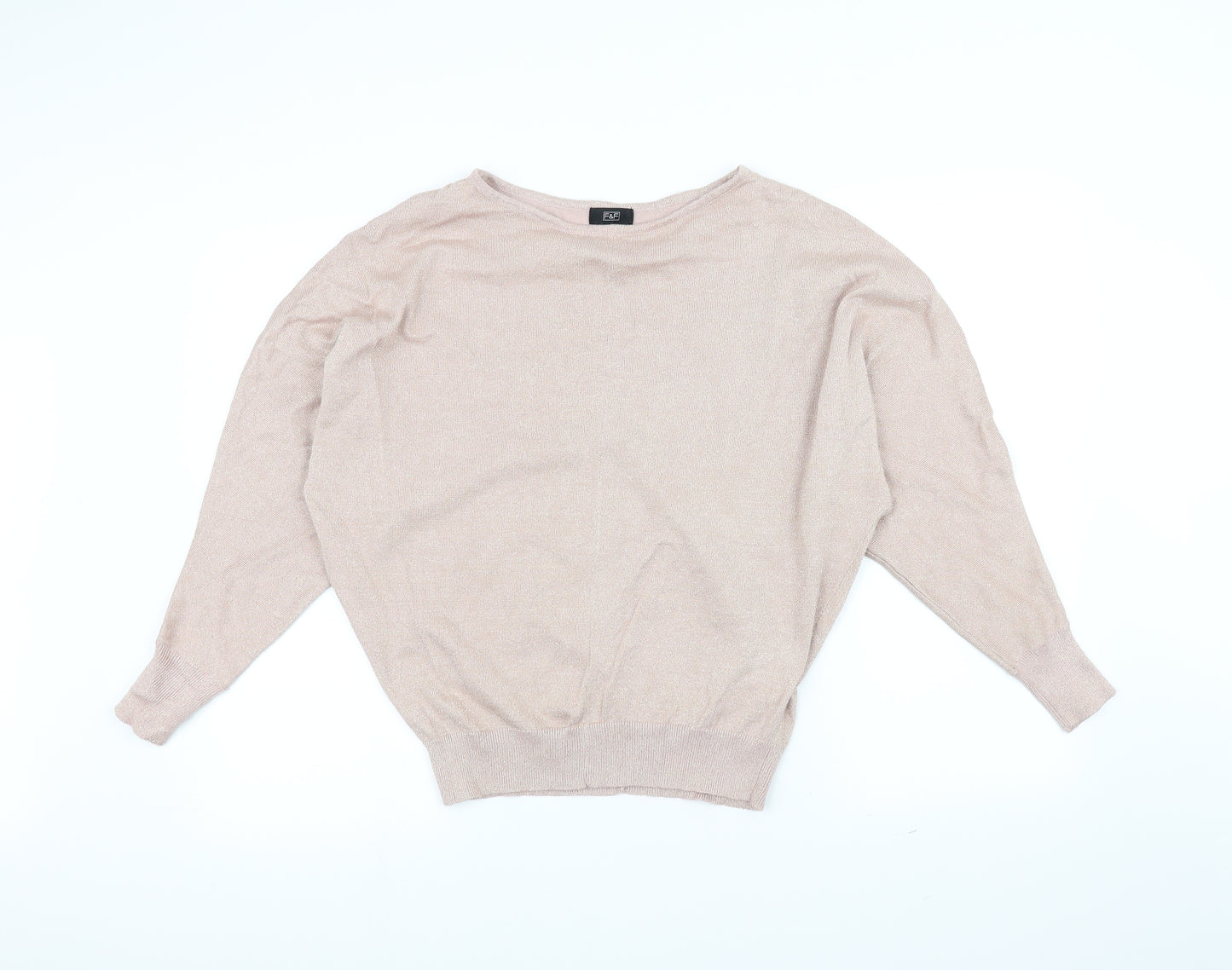 F&F Womens Pink   Pullover Jumper Size 12