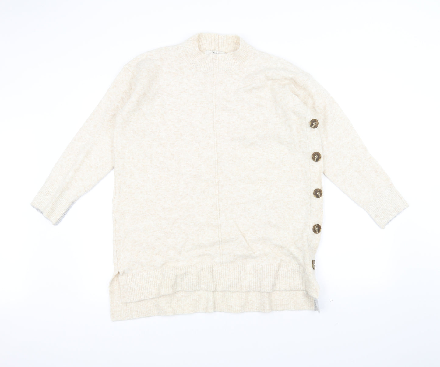 NEXT Womens White   Pullover Jumper Size L