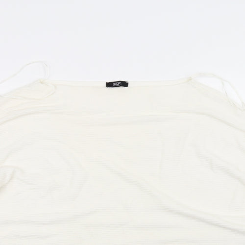 F&F Womens White   Pullover Jumper Size 8
