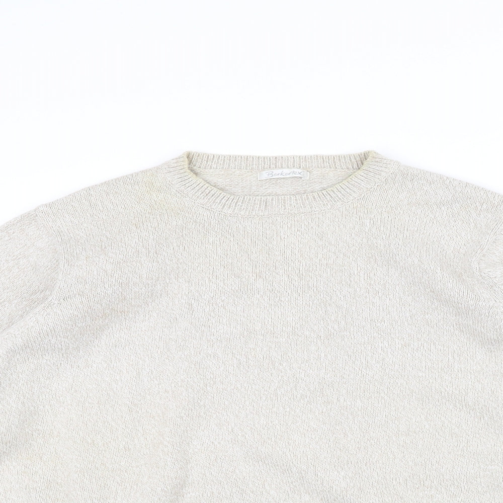 Berkertex Womens White   Pullover Jumper Size 22