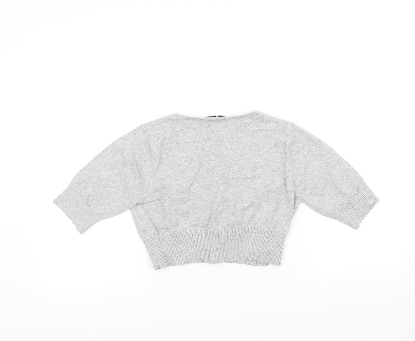 Bay Knitwear Womens Grey   Cardigan Jumper Size 12
