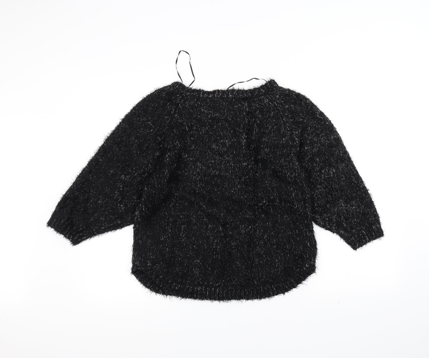 Marks and Spencer Womens Black  Knit Pullover Jumper Size 10
