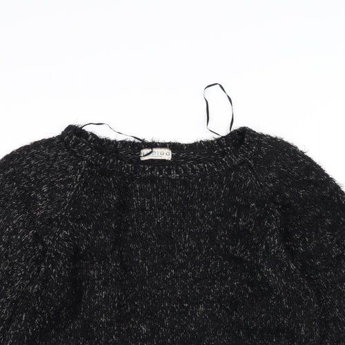 Marks and Spencer Womens Black  Knit Pullover Jumper Size 10