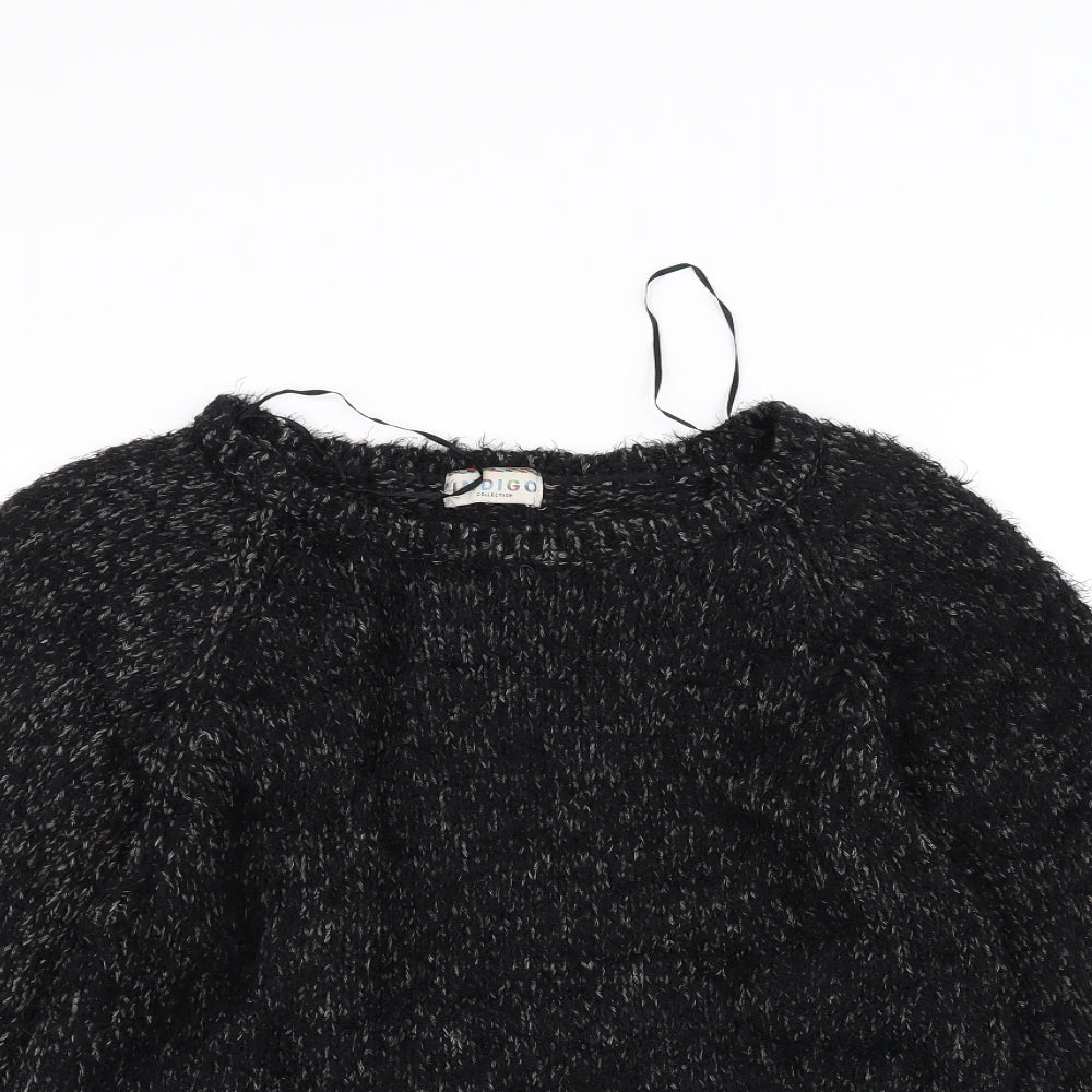 Marks and Spencer Womens Black  Knit Pullover Jumper Size 10