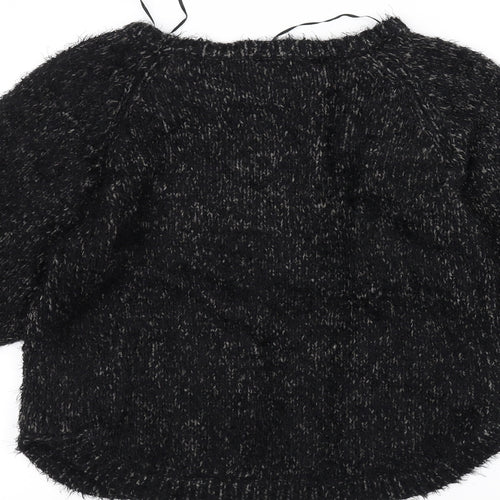 Marks and Spencer Womens Black  Knit Pullover Jumper Size 10