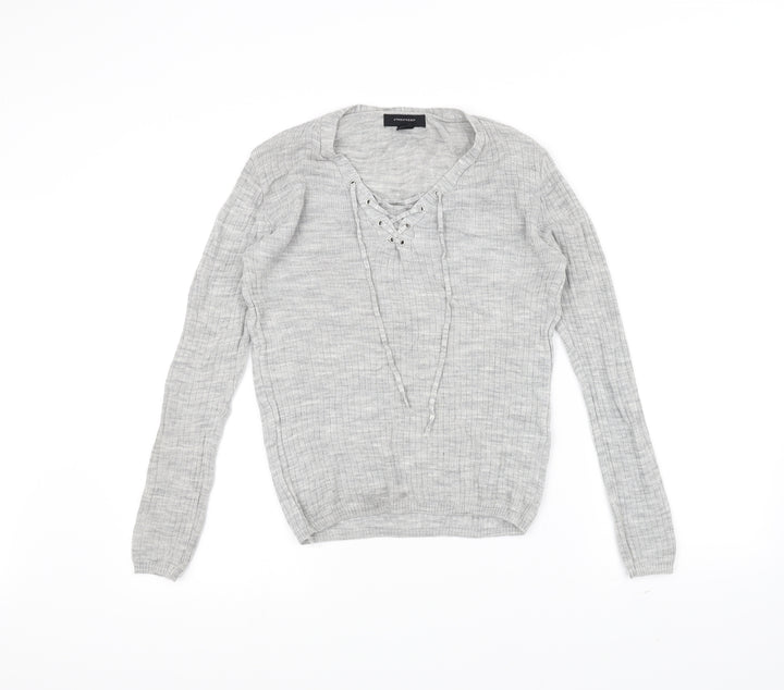 Atmosphere Womens Grey Cardigan Jumper Size 12