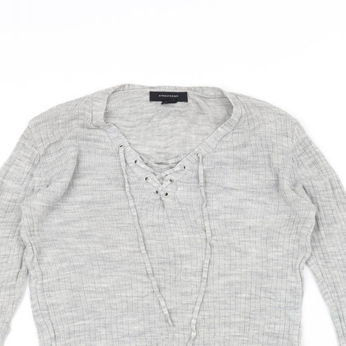 Atmosphere Womens Grey   Cardigan Jumper Size 12
