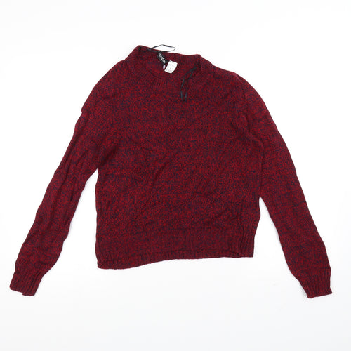 H&M Mens Red   Pullover Jumper Size XS