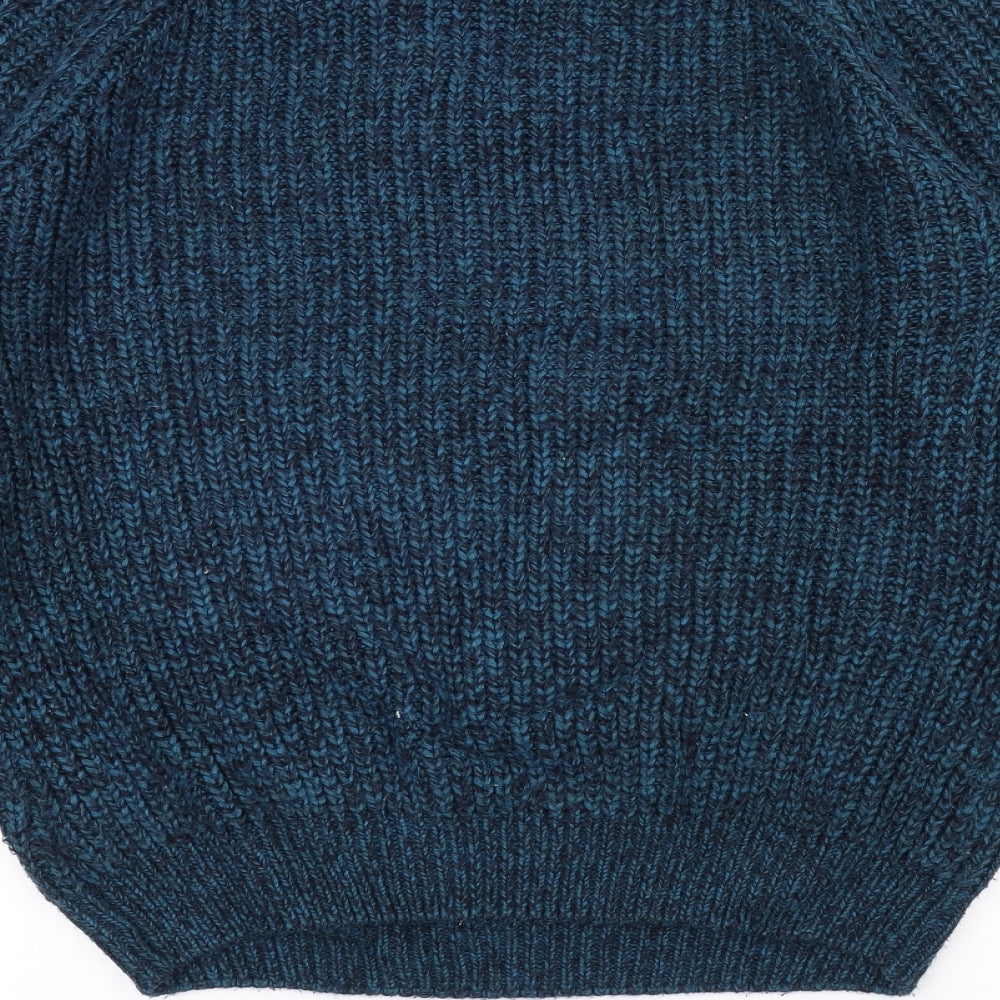 P.G. Field Mens Blue  Knit Pullover Jumper Size M